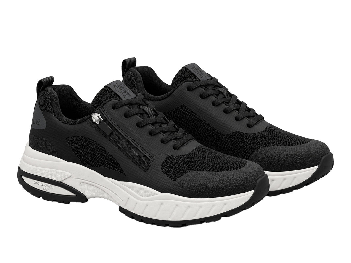 'H Pero' herr vid passform (H) löparsneaker - Svart