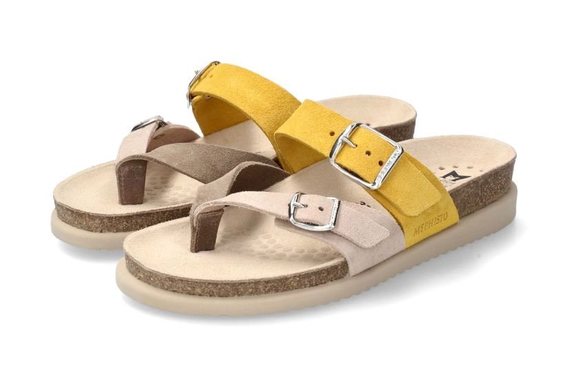 Sandalia de mujer 'Happy' - Beige Amarillo - ChaplinshoesSandalia de mujer 'Happy' - Beige AmarilloMephisto