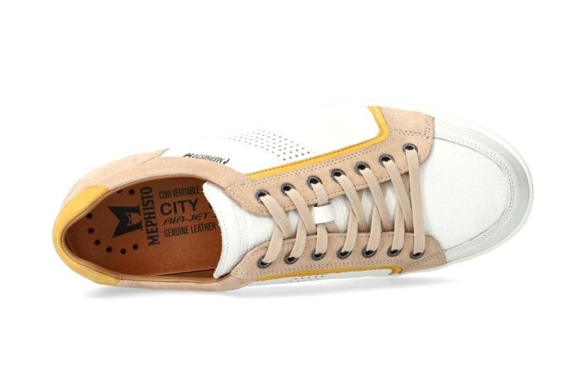 Sneaker uomo 'Harrison' - Bianco beige - ChaplinshoesSneaker da uomo 'Harrison' - Bianco beigeMephisto
