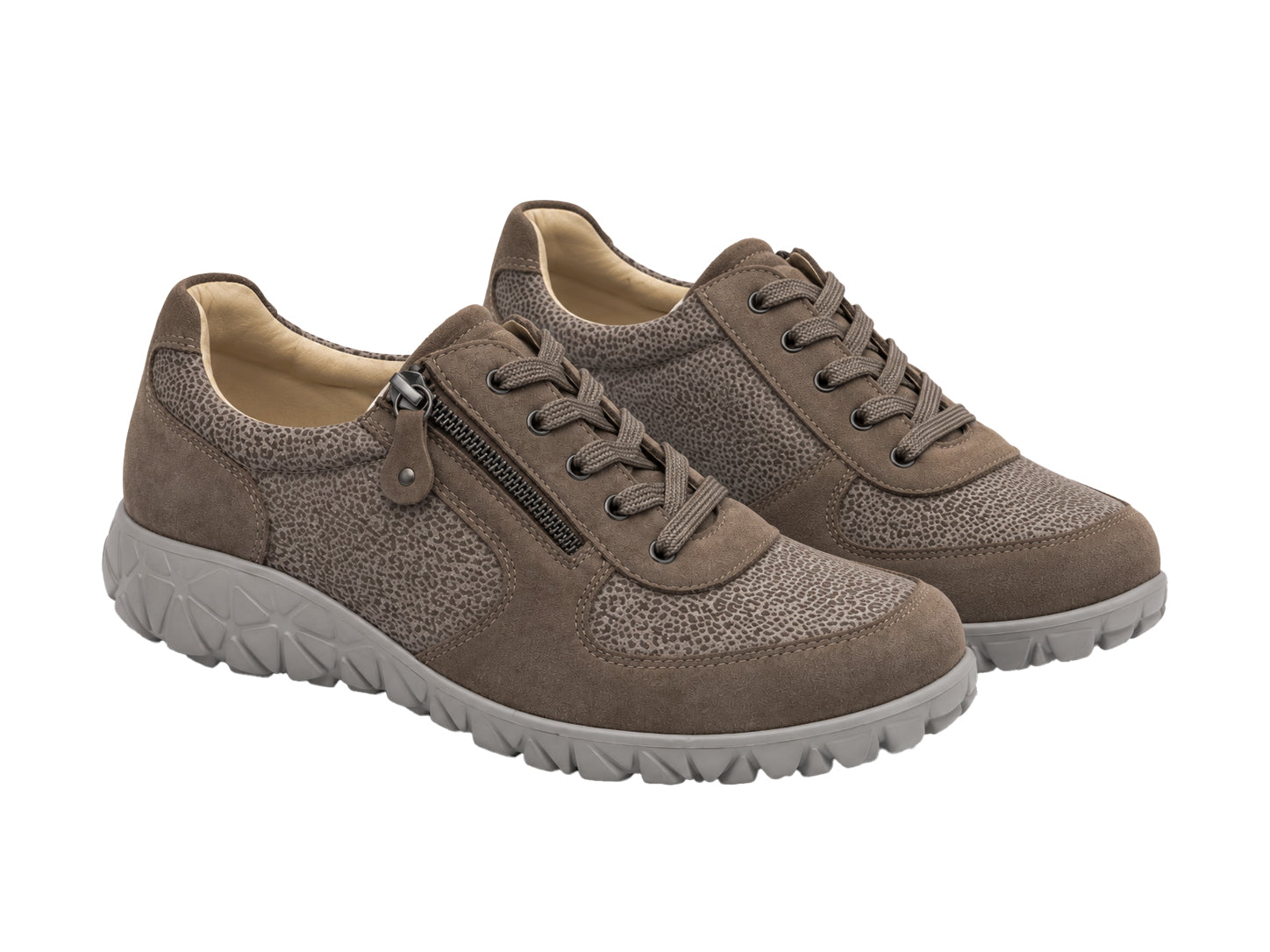 Tênis feminino de corte largo (H) 'Havy Soft' - cinza
