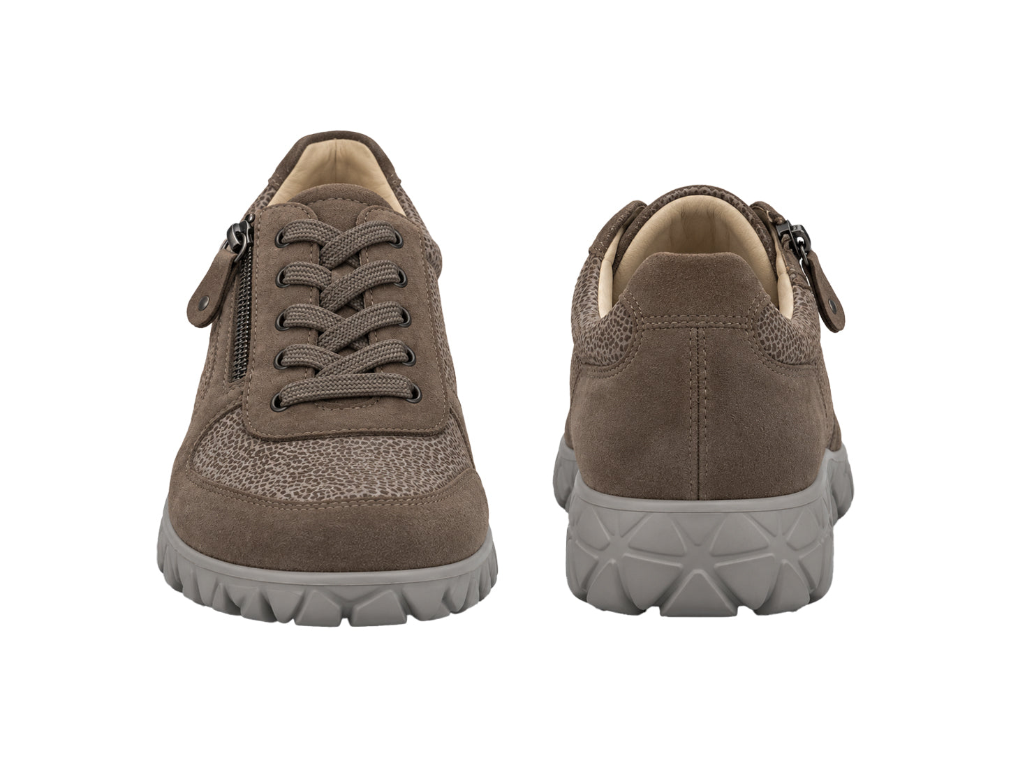 Tênis feminino de corte largo (H) 'Havy Soft' - cinza