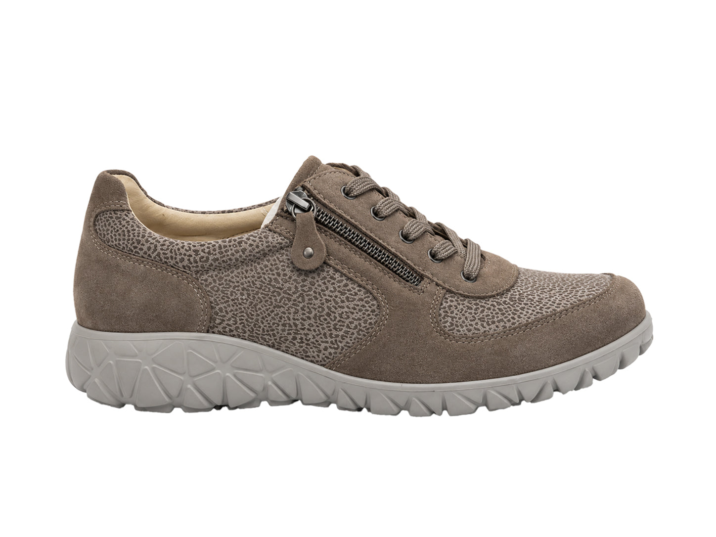 Tênis feminino de corte largo (H) 'Havy Soft' - cinza