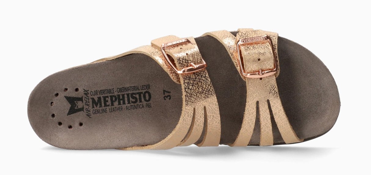 'HELISA' women's slide sandal - bronze - Chaplinshoes'HELISA' women's slide sandal - bronzeMephisto