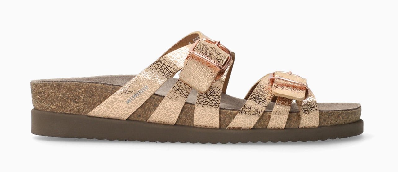 'HELISA' women's slide sandal - bronze - Chaplinshoes'HELISA' women's slide sandal - bronzeMephisto