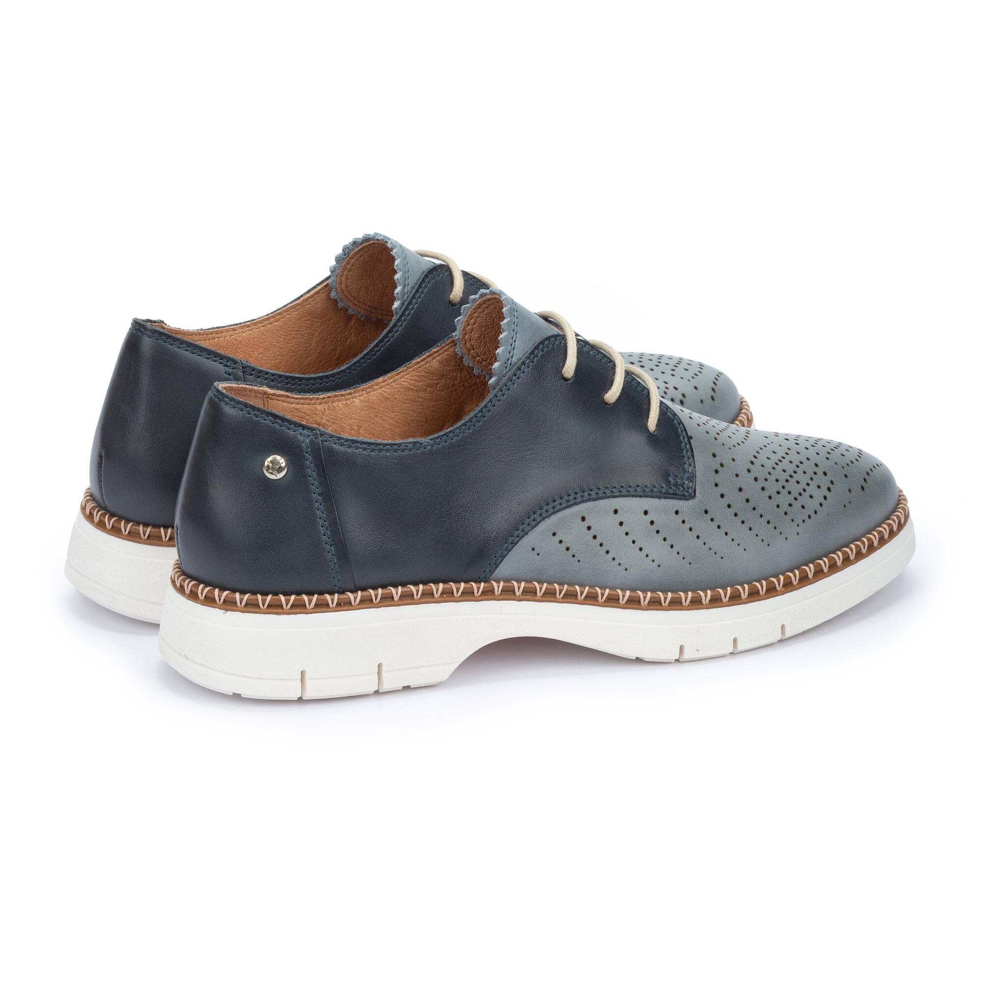 'Henares' damesveterschoen - Blauw - Chaplinshoes'Henares' damesveterschoen - BlauwPikolinos