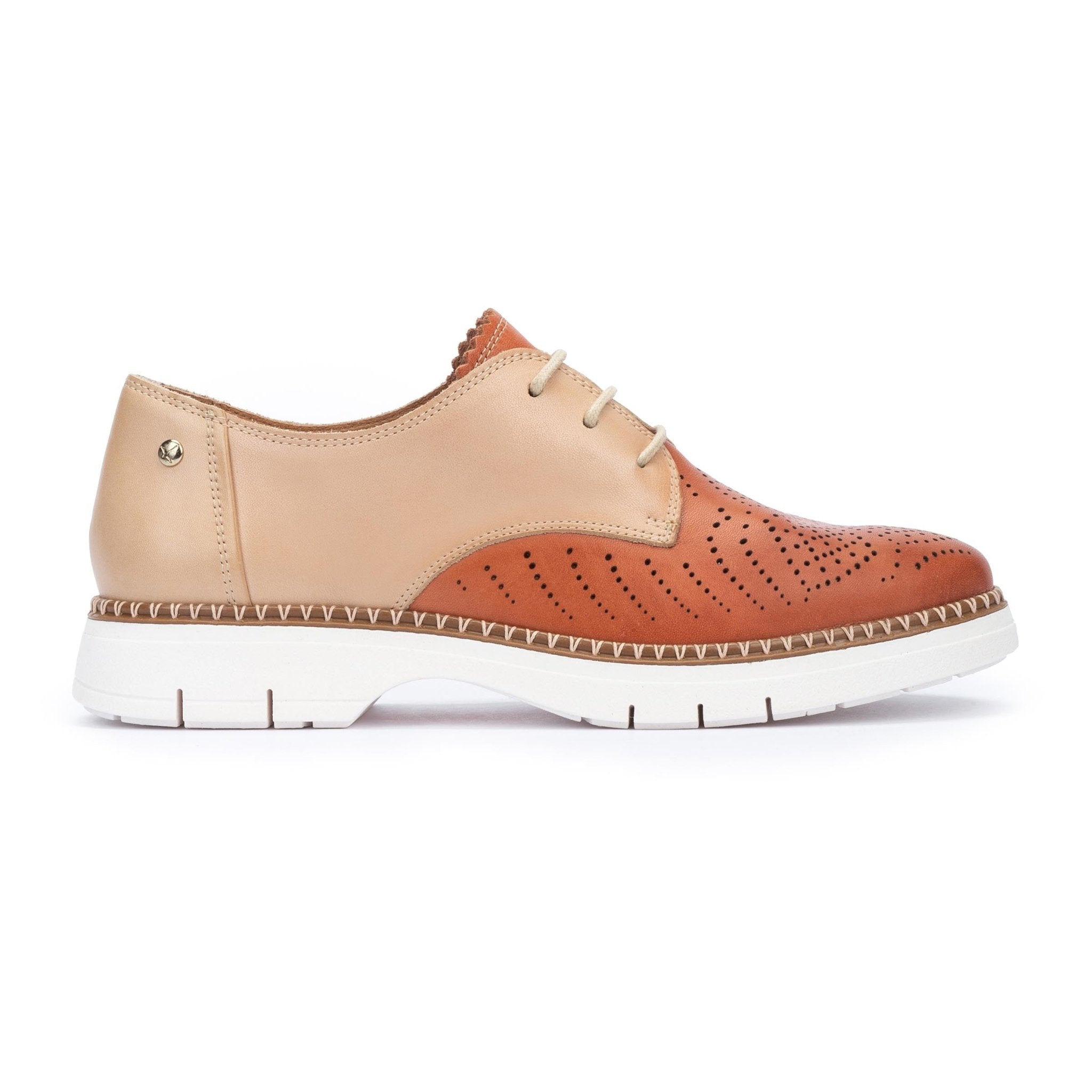 Zapato con cordones para mujer 'Henares' - Marrón beige - ChaplinshoesZapato con cordones para mujer 'Henares' - Marrón beige Pikolinos