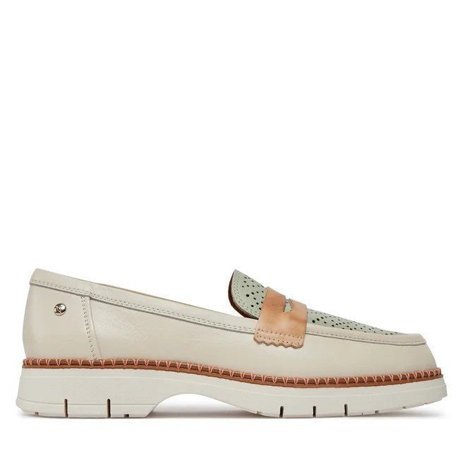 'Henares' women's moccasin - off white mix - Chaplinshoes'Henares' women's moccasin - off white mixPikolinos