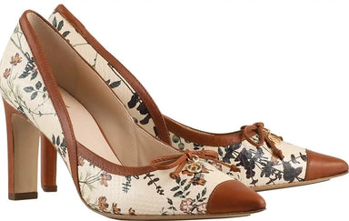 Högl Salón LILETTE 1 - 107018 - 2410 beige/marrón estampado flores - ChaplinshoesHögl Salón LILETTE 1 - 107018 - 2410 beige/marrón estampado floresHögl