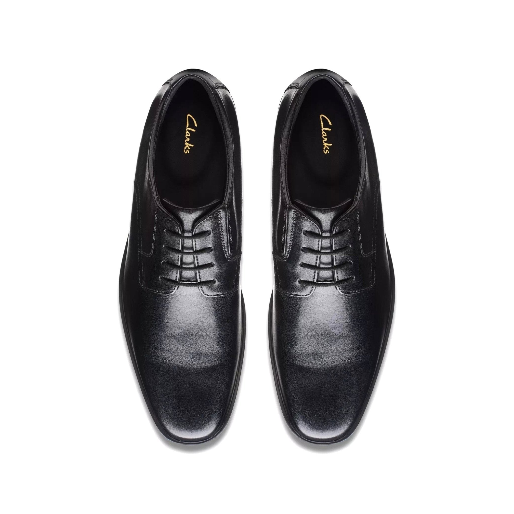 'Howard Walk' men's lace - up shoe - Black Wide Fit - Chaplinshoes'Howard Walk' men's lace - up shoe - Black Wide FitClarks