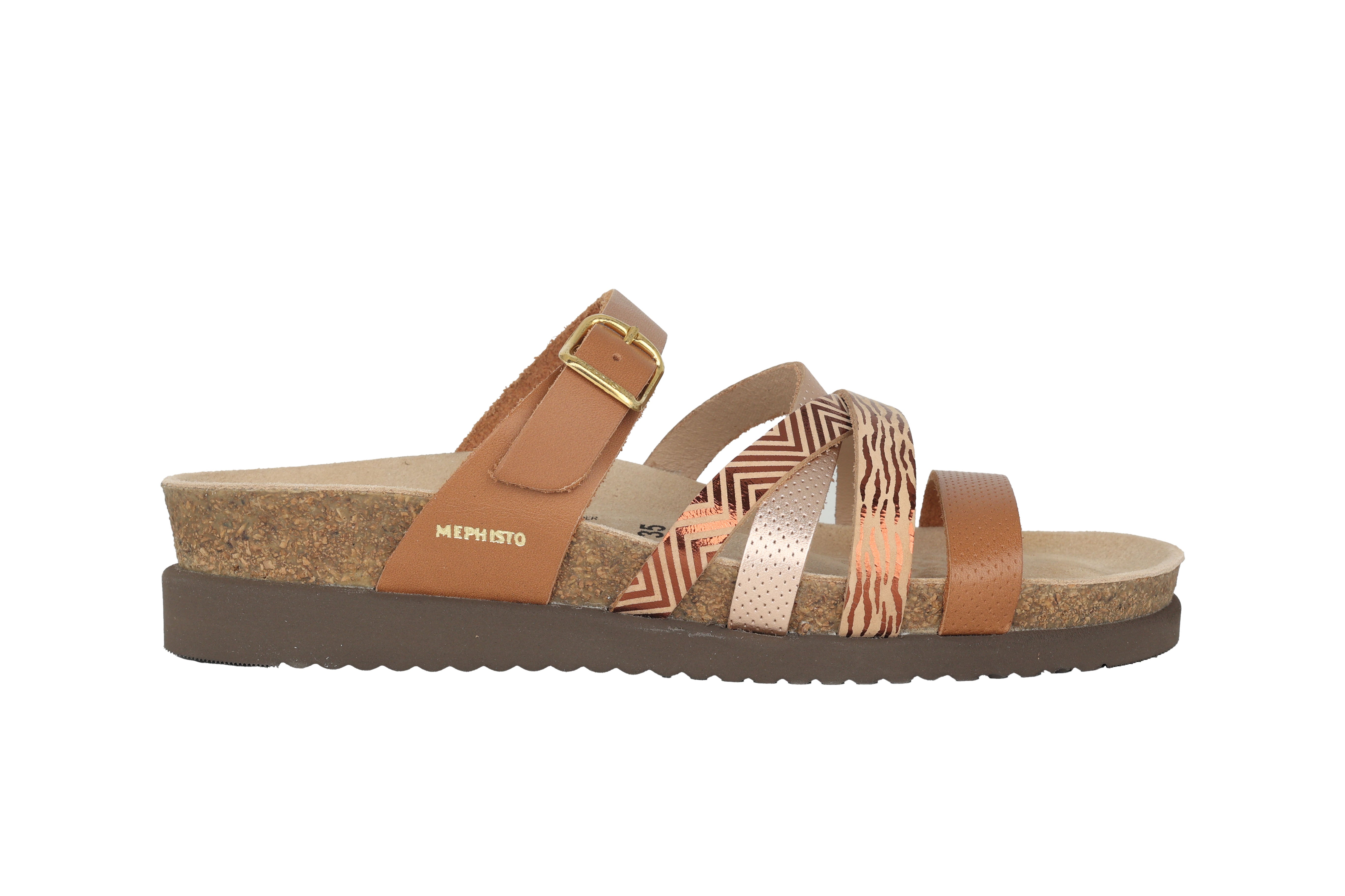 Sandalo da donna "Huleda" - mix marrone