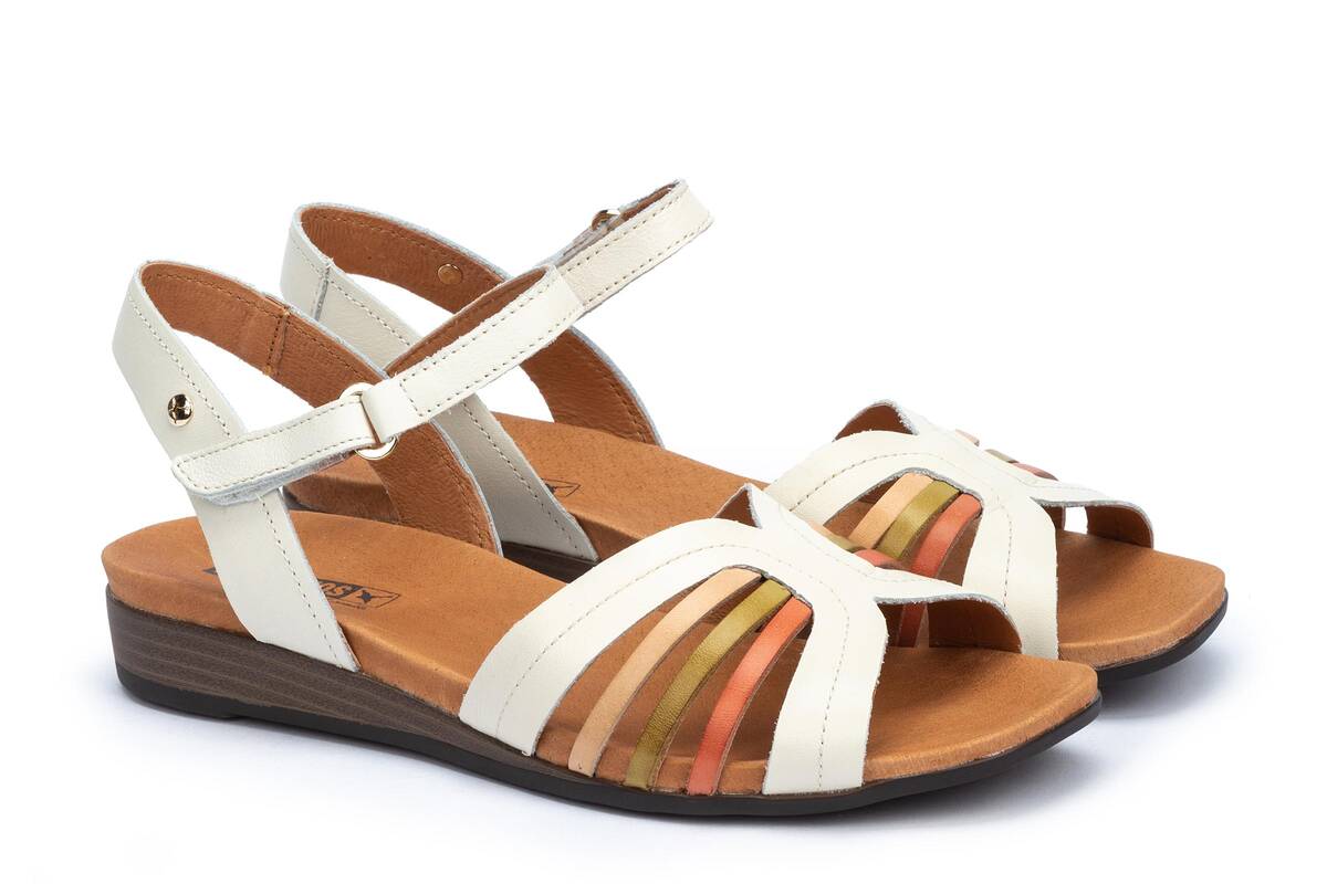 Sandalia mujer 'Ibiza' - mezcla blanco roto - ChaplinshoesSandalia mujer 'Ibiza' blanco rotoPikolinos
