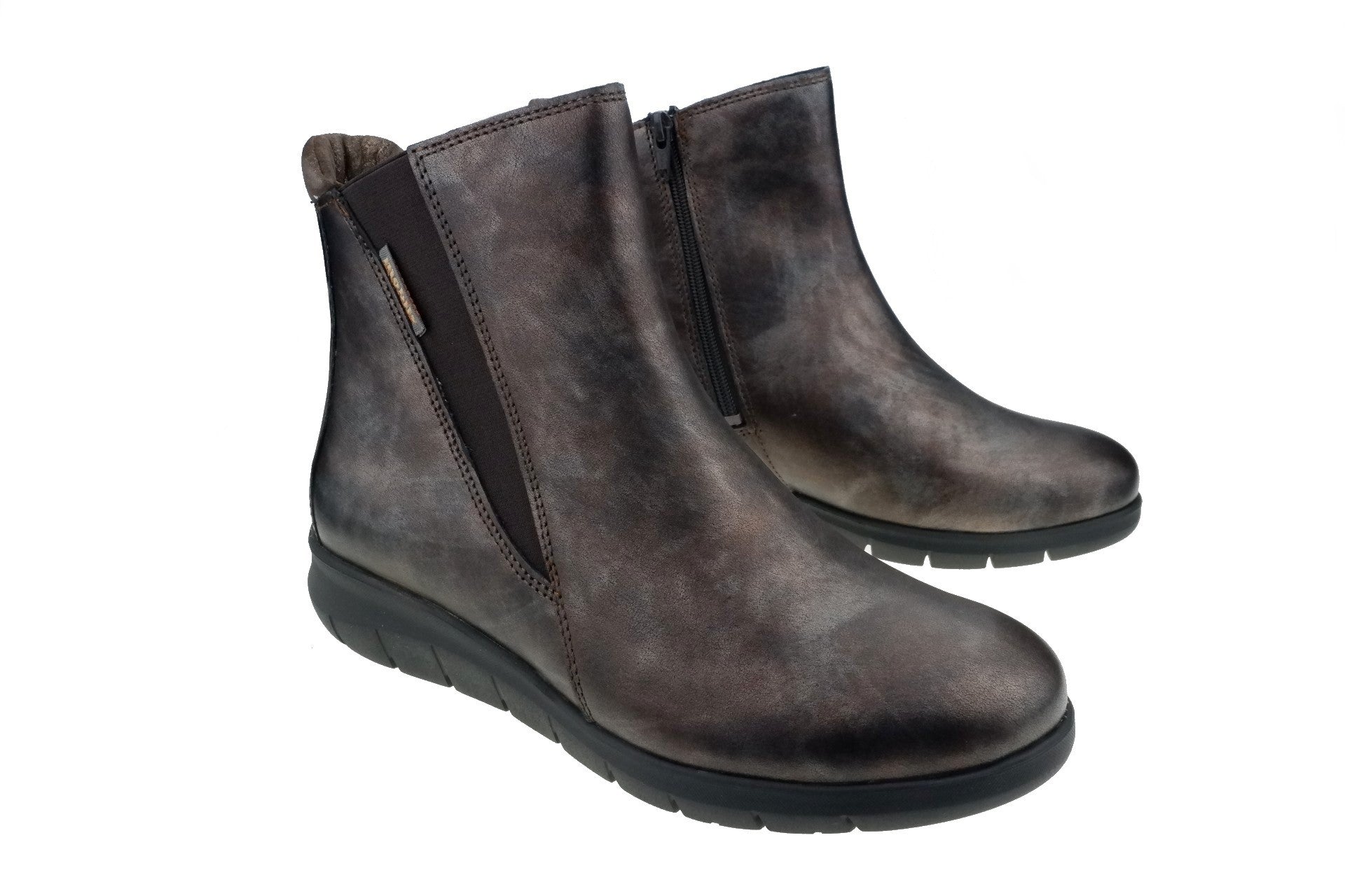 Bota ergonómica de mujer 'Idilia' de calce ancho (H) - Marrón - ChaplinshoesBota ergonómica de mujer 'Idilia' de calce ancho (H) - MarrónMephisto