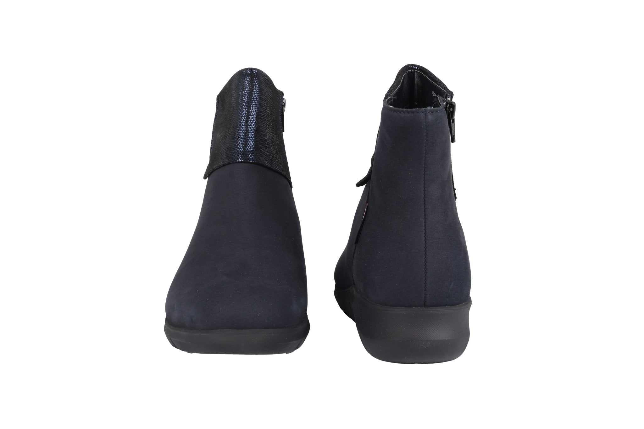 'Ilinca' Bota ergonómica de corte ancho (H) con forro cálido para mujer - azul - Chaplinshoes'Ilinca' Bota ergonómica de corte ancho (H) con forro cálido para mujer - azulMephisto