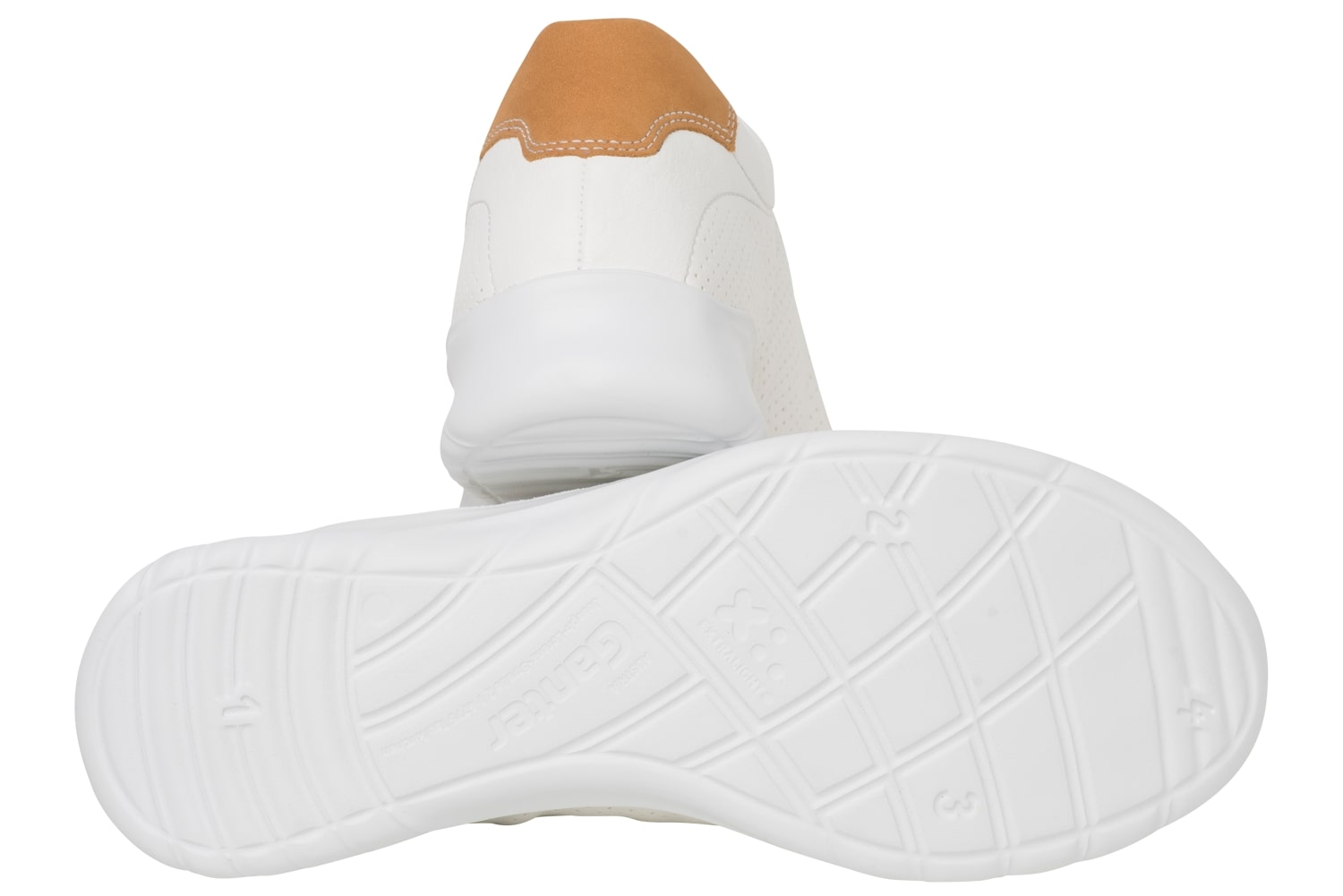 Sneaker de mujer muy ancha (I) 'Ina' - blanco roto - ChaplinshoesZapatilla deportiva de mujer muy ancha (I) 'Ina' - blanco rotoGanter