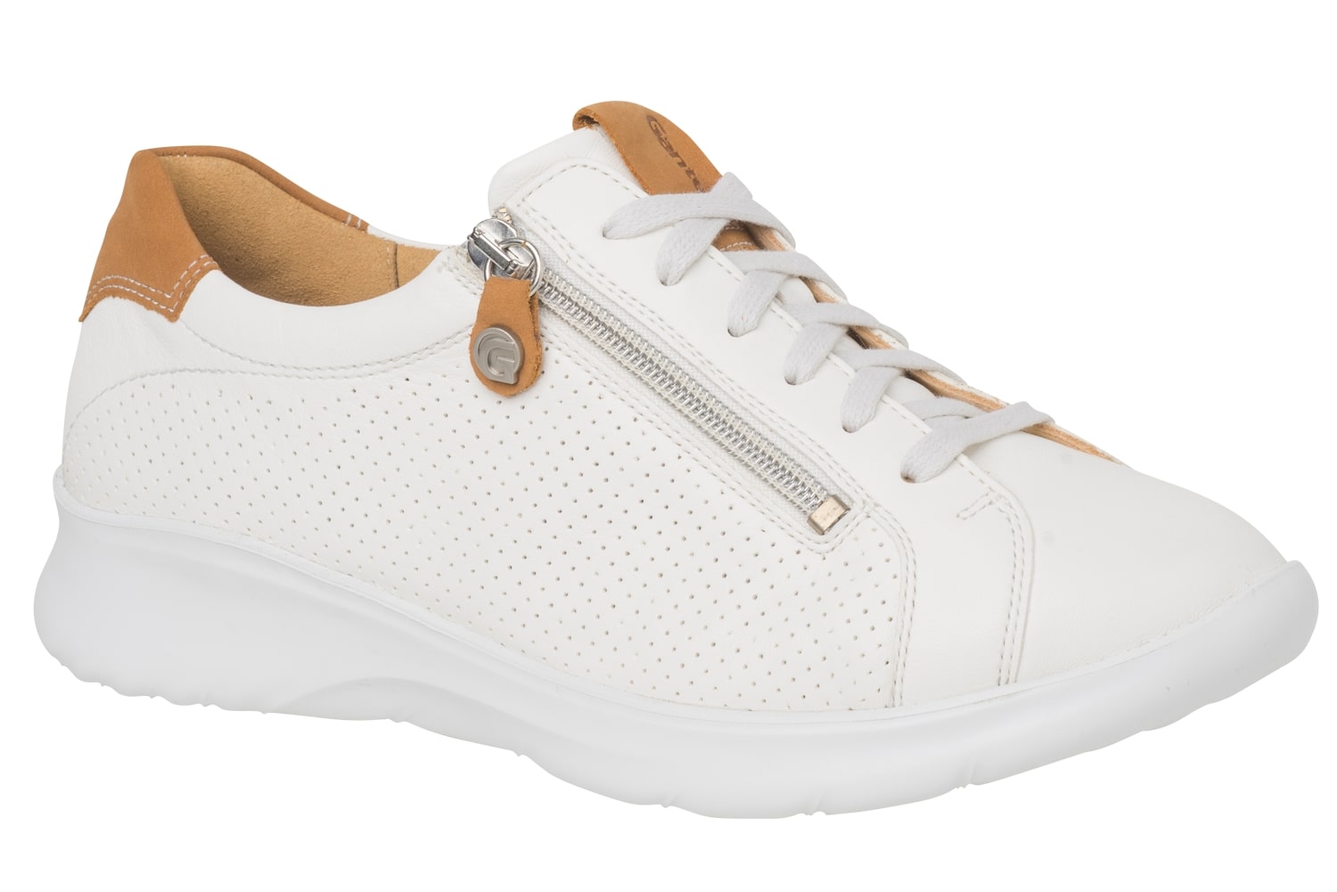 Sneaker de mujer muy ancha (I) 'Ina' - blanco roto - ChaplinshoesZapatilla deportiva de mujer muy ancha (I) 'Ina' - blanco rotoGanter