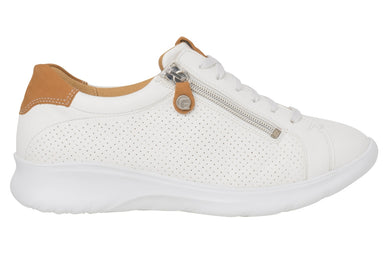 Sneaker de mujer muy ancha (I) 'Ina' - blanco roto - ChaplinshoesZapatilla deportiva de mujer muy ancha (I) 'Ina' - blanco rotoGanter