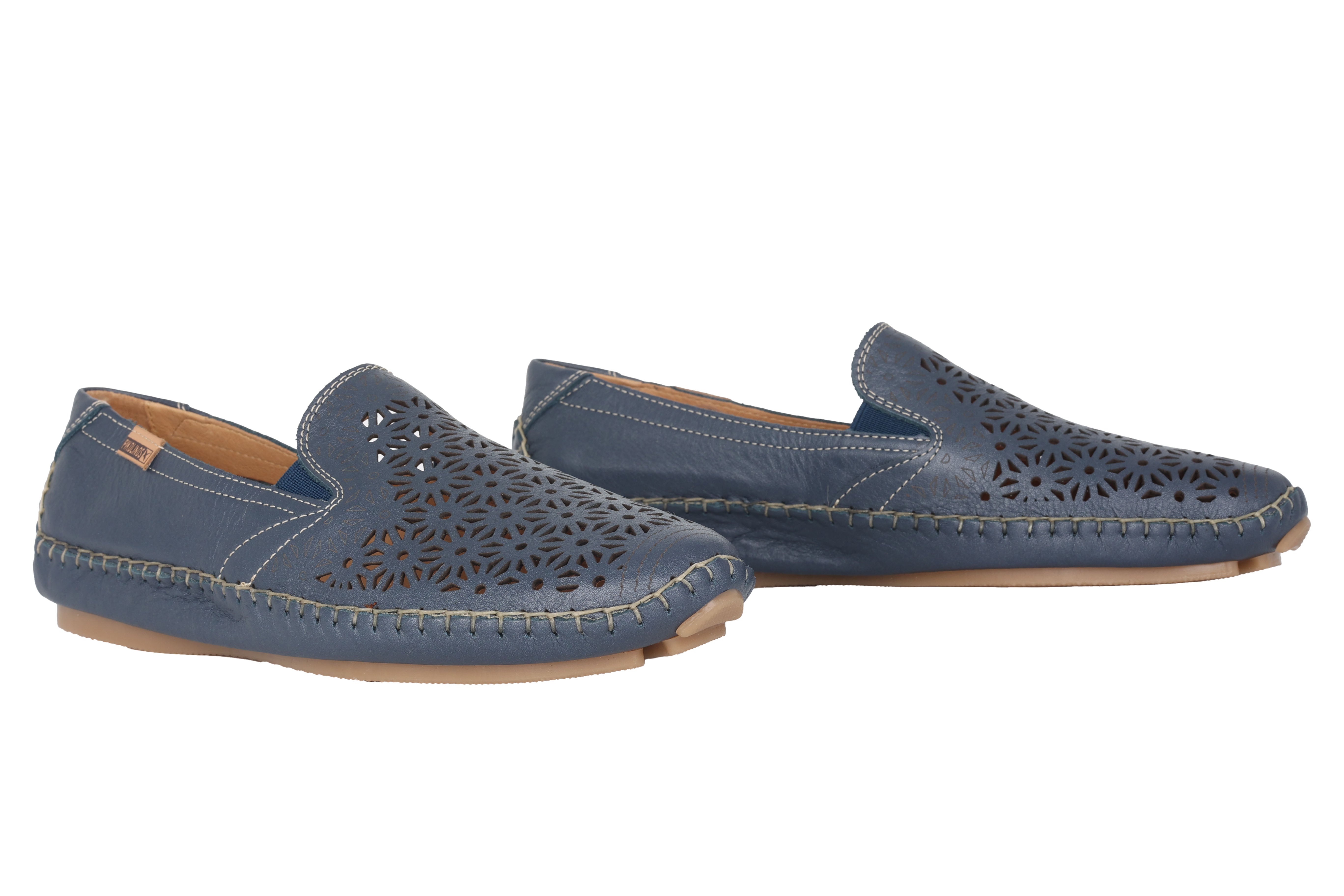 Perforierter Sommerloafer 'Jerez' für Damen – blau