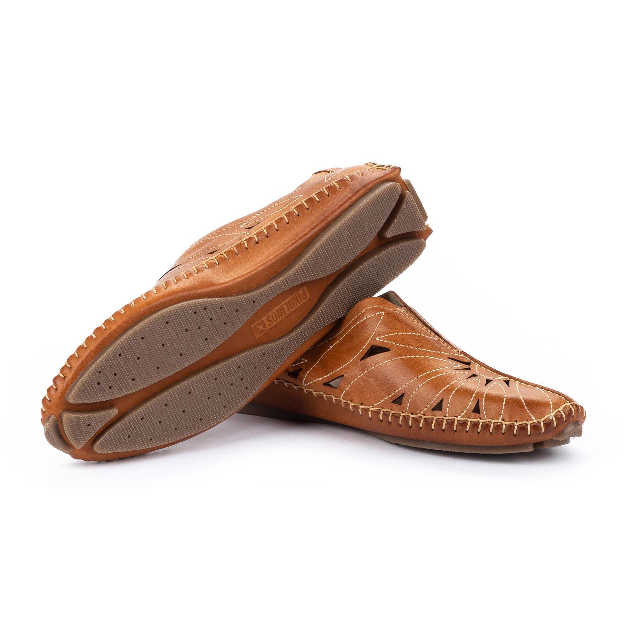 'Jerez' women's perforated summer loafer - brown - Chaplinshoes'Jerez' women's perforated summer loafer - brownPikolinos
