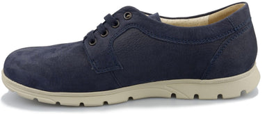 Ergonomische herenschoen 'Kilian' met brede pasvorm (H) - Blauw - ChaplinshoesErgonomische herenschoen 'Kilian' met brede pasvorm (H) - BlueMephisto