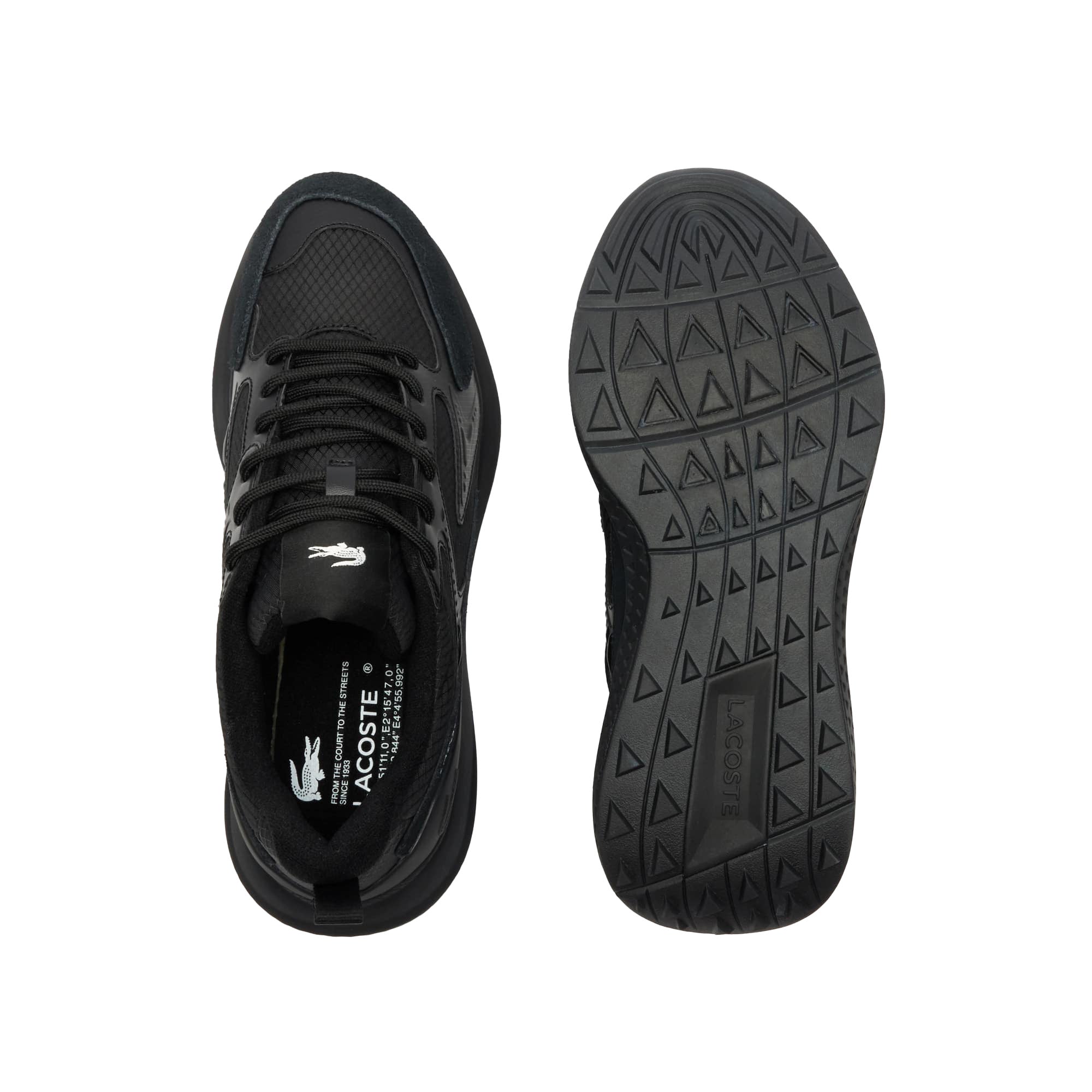Sneaker uomo stringata 'L003 Evo' - Nero - ChaplinshoesSneaker stringata da uomo 'L003 Evo' - NeroLacoste