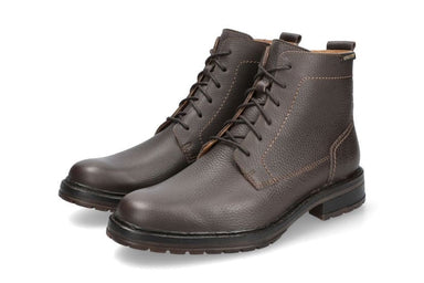 Bota con cordones y cremallera para hombre 'Ladislas' - Marrón oscuro - ChaplinshoesBota de hombre con cordones y cremallera 'Ladislas' - Marrón oscuroMephisto