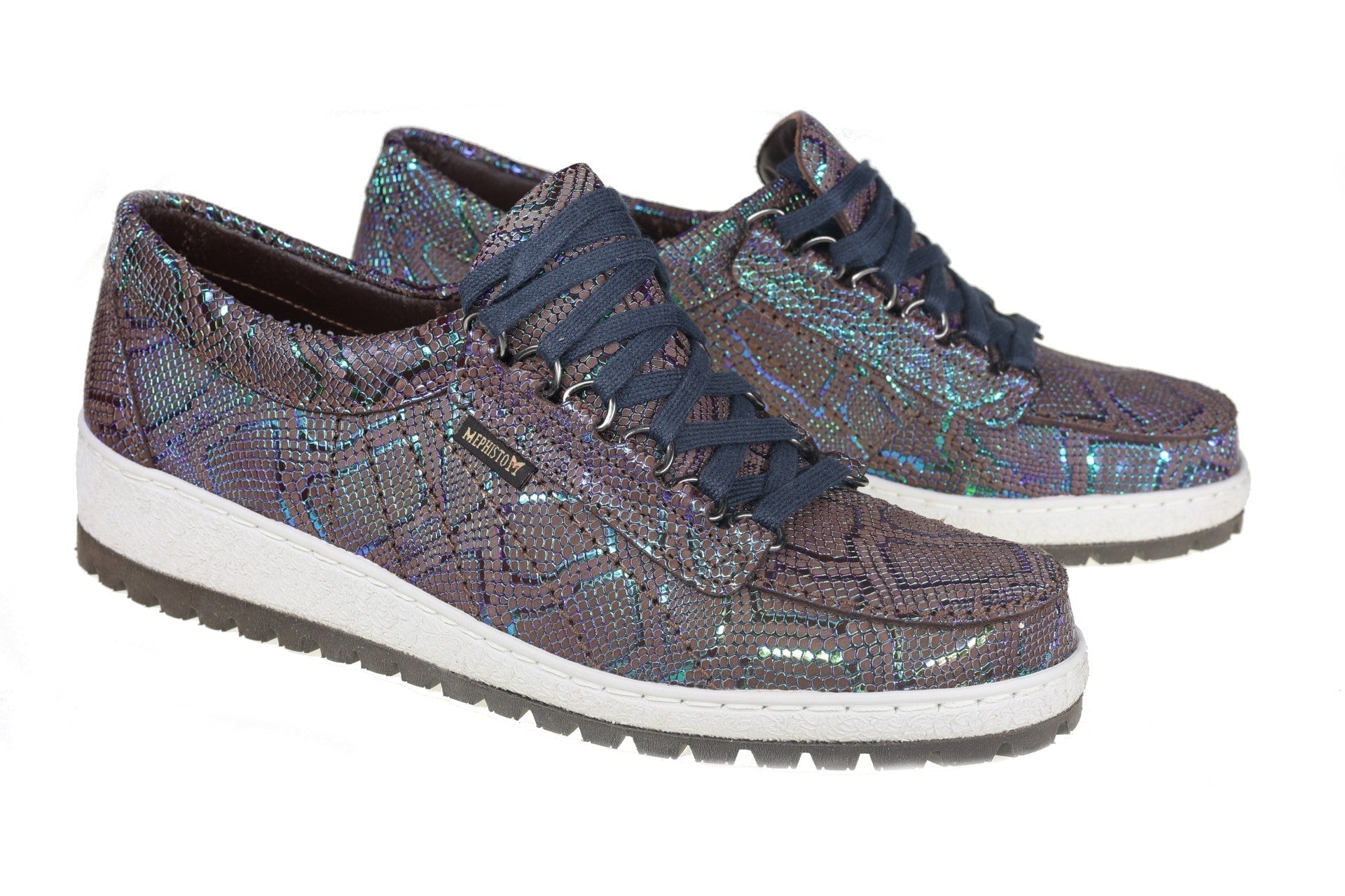 'Lady' women's lace - up shoe - Dark brown mix - Chaplinshoes'Lady' women's lace - up shoe - Dark brown mixMephisto