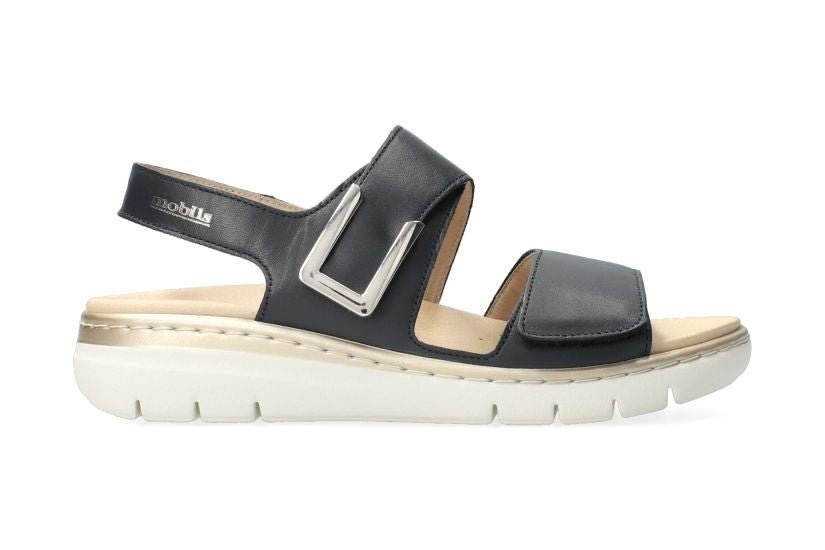 'Lalia' sandalia de mujer de corte ancho (H) - azul - Chaplinshoes'Lalia' sandalia de mujer de corte ancho (H) - azulMephisto