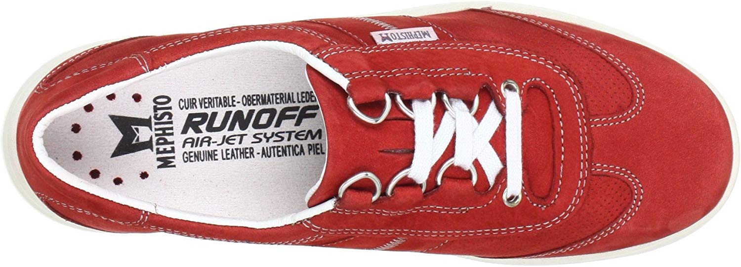 Dames wandelsneaker 'LASER PERF' - Rood - ChaplinshoesDames wandelsneaker 'LASER PERF' - RoodMephisto