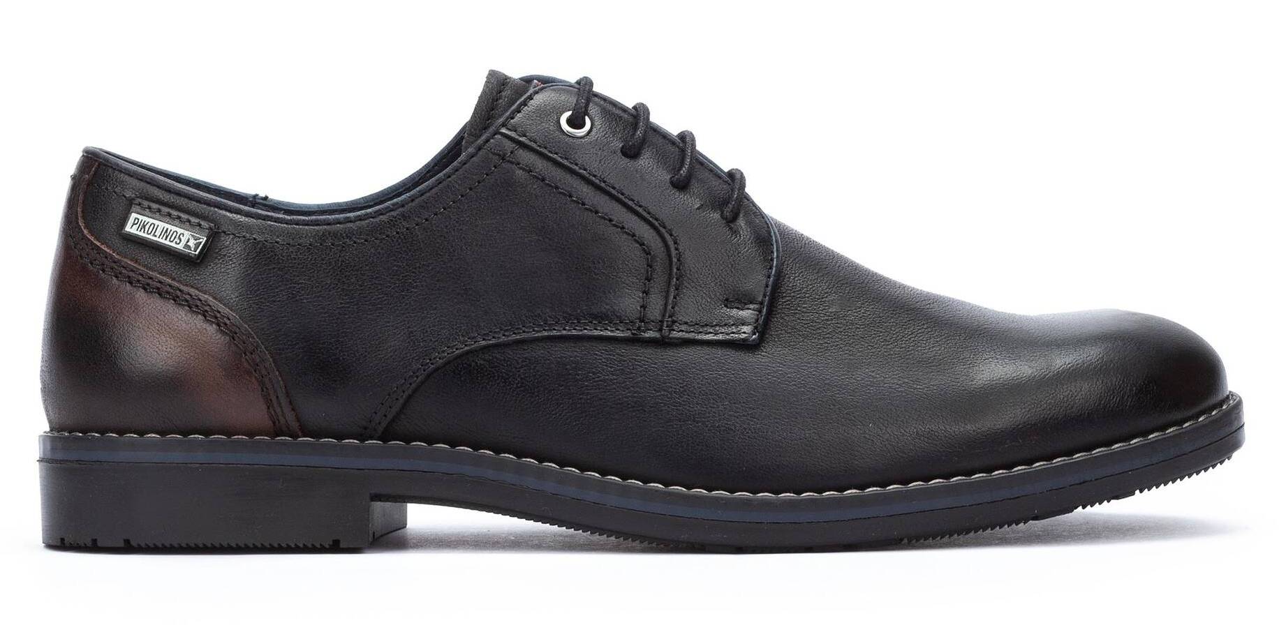 'Leon' zapato urbano elegante con cordones para hombre - negro - ChaplinshoesZapato smart city con cordones para hombre 'Leon' negroPikolinos