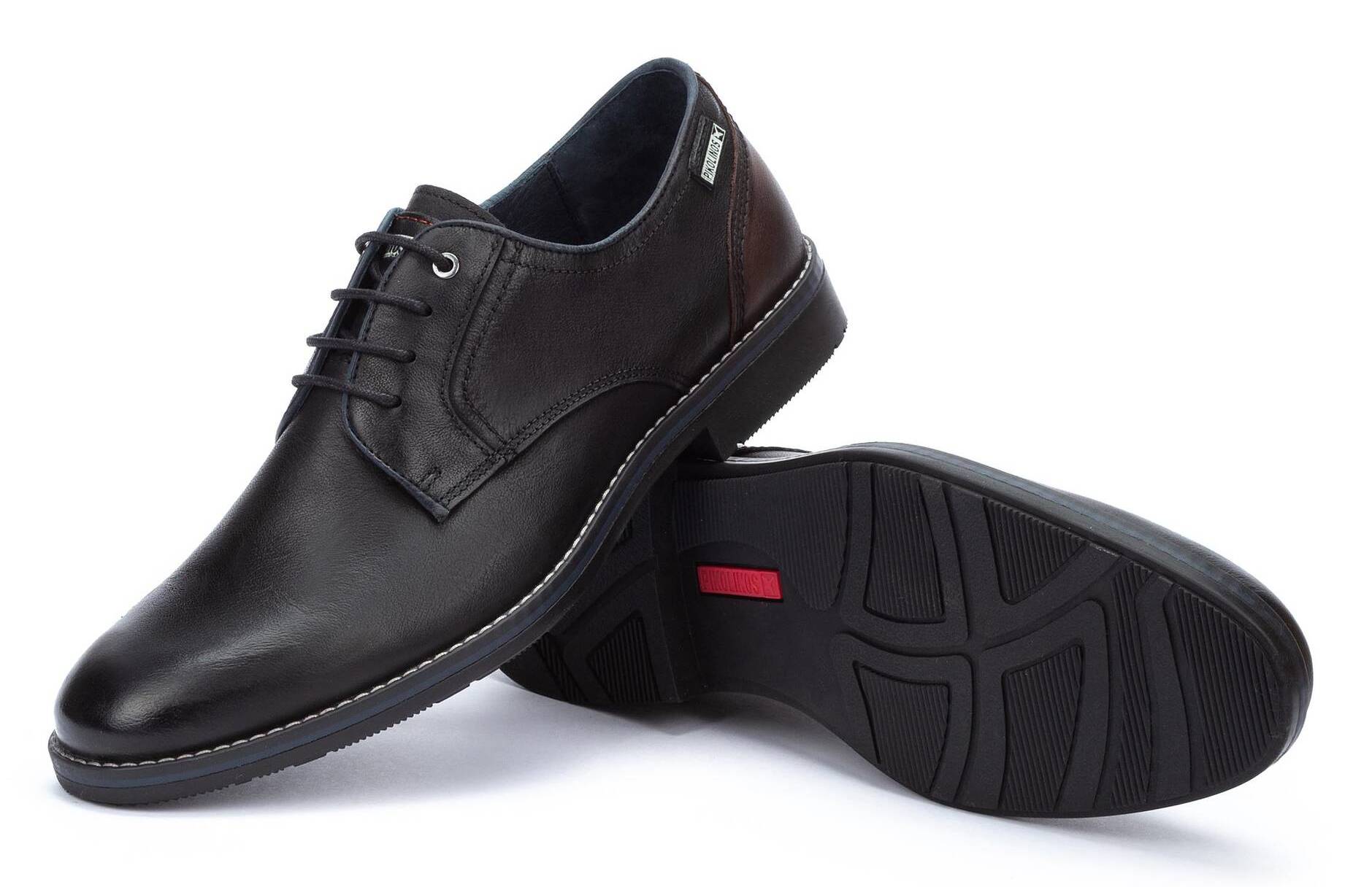 'Leon' zapato urbano elegante con cordones para hombre - negro - ChaplinshoesZapato smart city con cordones para hombre 'Leon' negroPikolinos