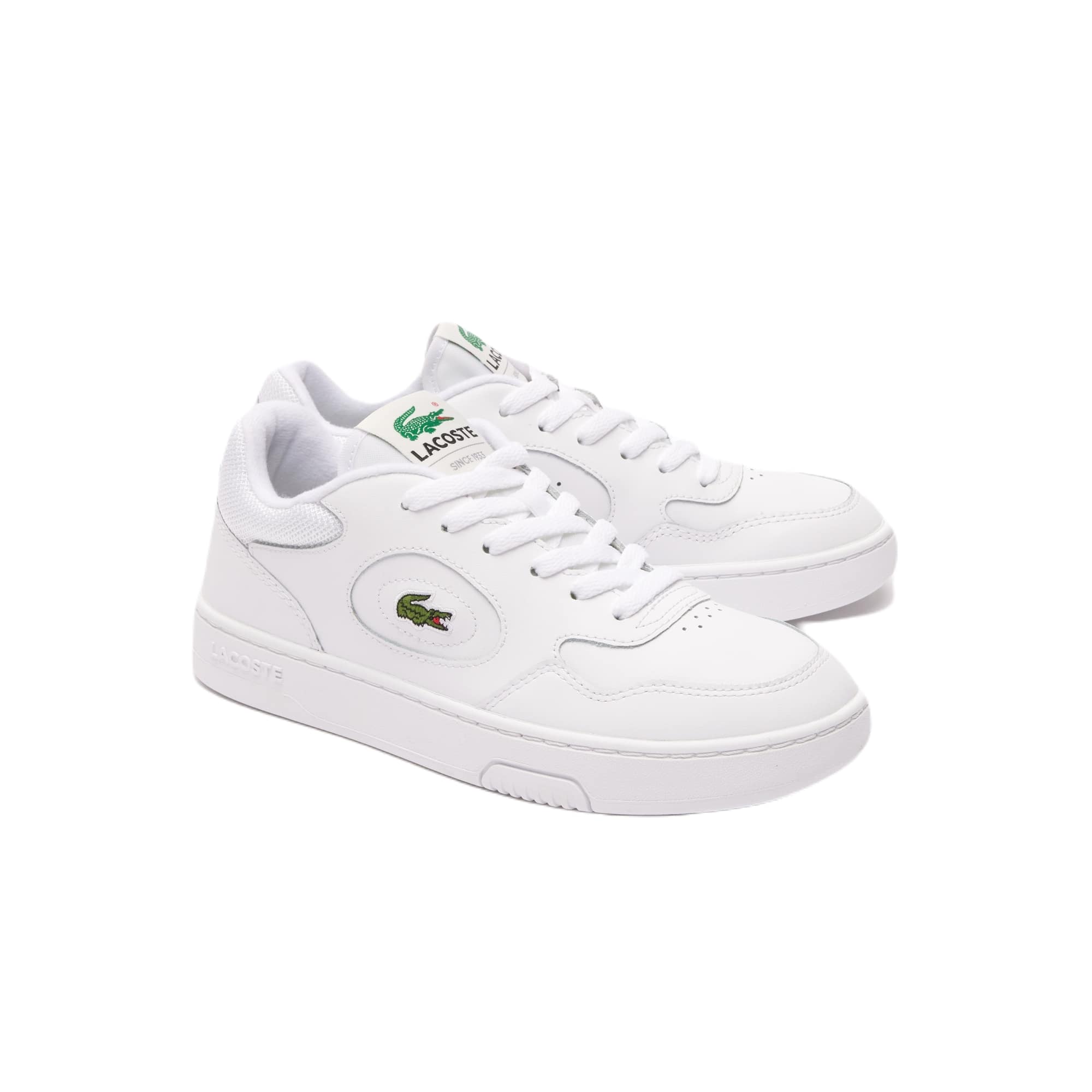 Heren sneaker met veters 'Lineset' - wit - ChaplinshoesHerensneaker 'Lineset' met veters - witLacoste