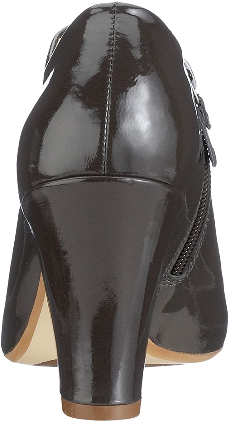 'Lion Cub' women's boot pump - Grey patent - Chaplinshoes'Lion Cub' women's boot pump - Grey patentClarks