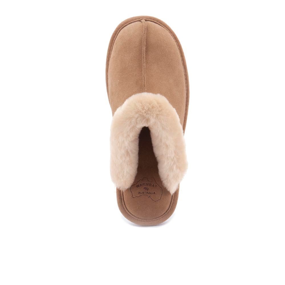 Warmgevoerde damesslipper 'Lismore' - Beige - ChaplinshoesWarmgevoerde damesslipper 'Lismore' - BeigeWarmbat