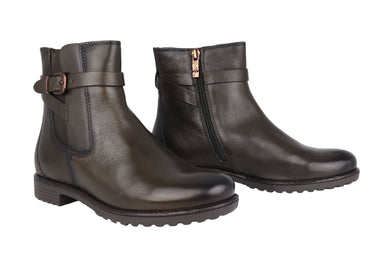 Botín cálido para mujer 'Liverpool' - Verde - ChaplinshoesBotín de mujer con forro cálido 'Liverpool' - GreenAra