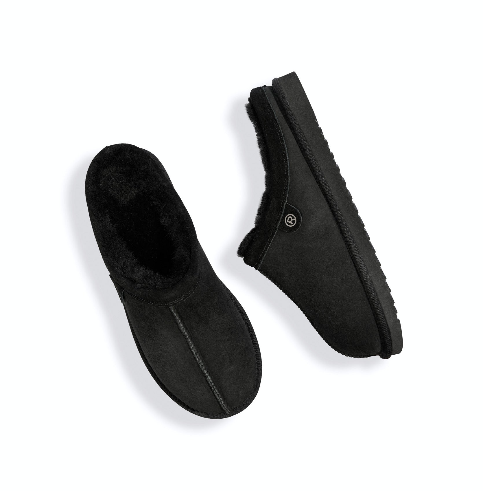 'Livigno' men's homeslippers - black - Chaplinshoes'Livigno' men's homeslippers - blackRohde