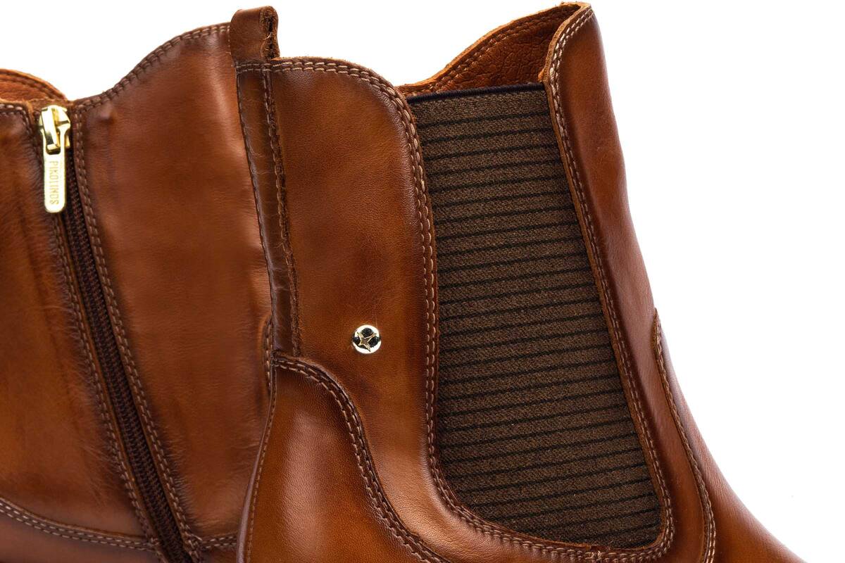 Bota cremallera mujer 'Llanes W7H' - Marrón brandy - ChaplinshoesBota cremallera mujer 'Llanes W7H' - Marrón brandyPikolinos