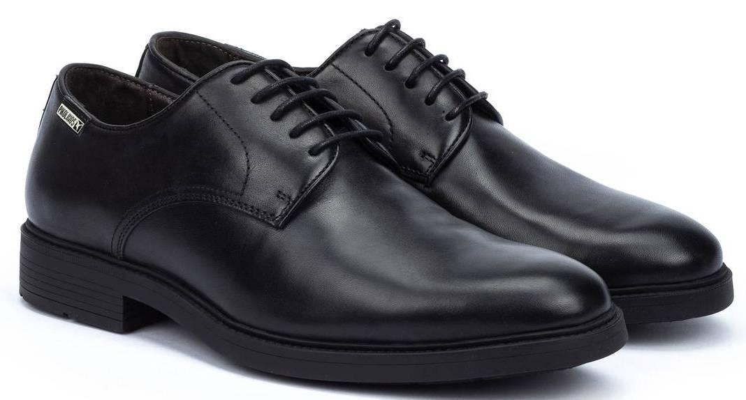 Zapato de vestir con cordones para hombre 'LORCA' - Negro - ChaplinshoesZapato de vestir con cordones para hombre 'LORCA' - NegroPikolinos