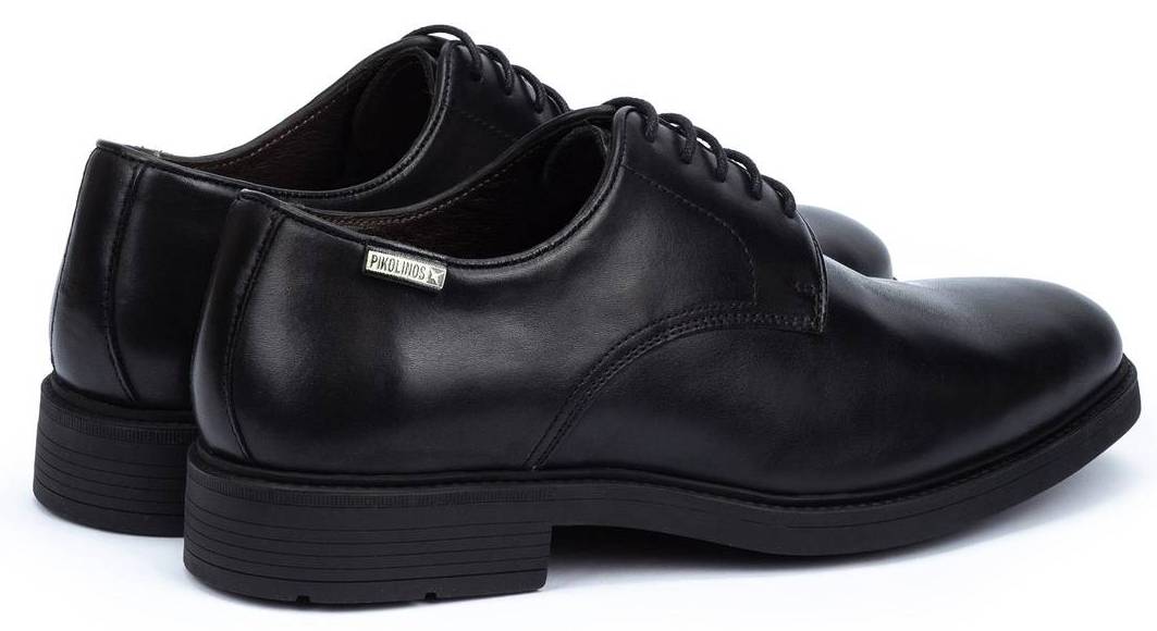 Zapato de vestir con cordones para hombre 'LORCA' - Negro - ChaplinshoesZapato de vestir con cordones para hombre 'LORCA' - NegroPikolinos