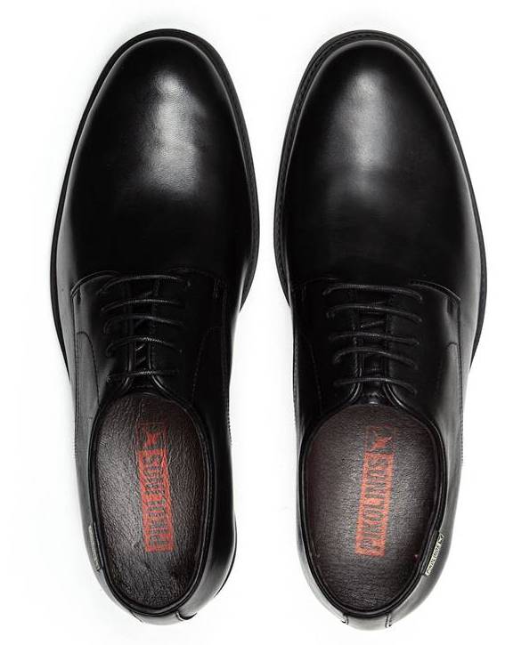 Zapato de vestir con cordones para hombre 'LORCA' - Negro - ChaplinshoesZapato de vestir con cordones para hombre 'LORCA' - NegroPikolinos