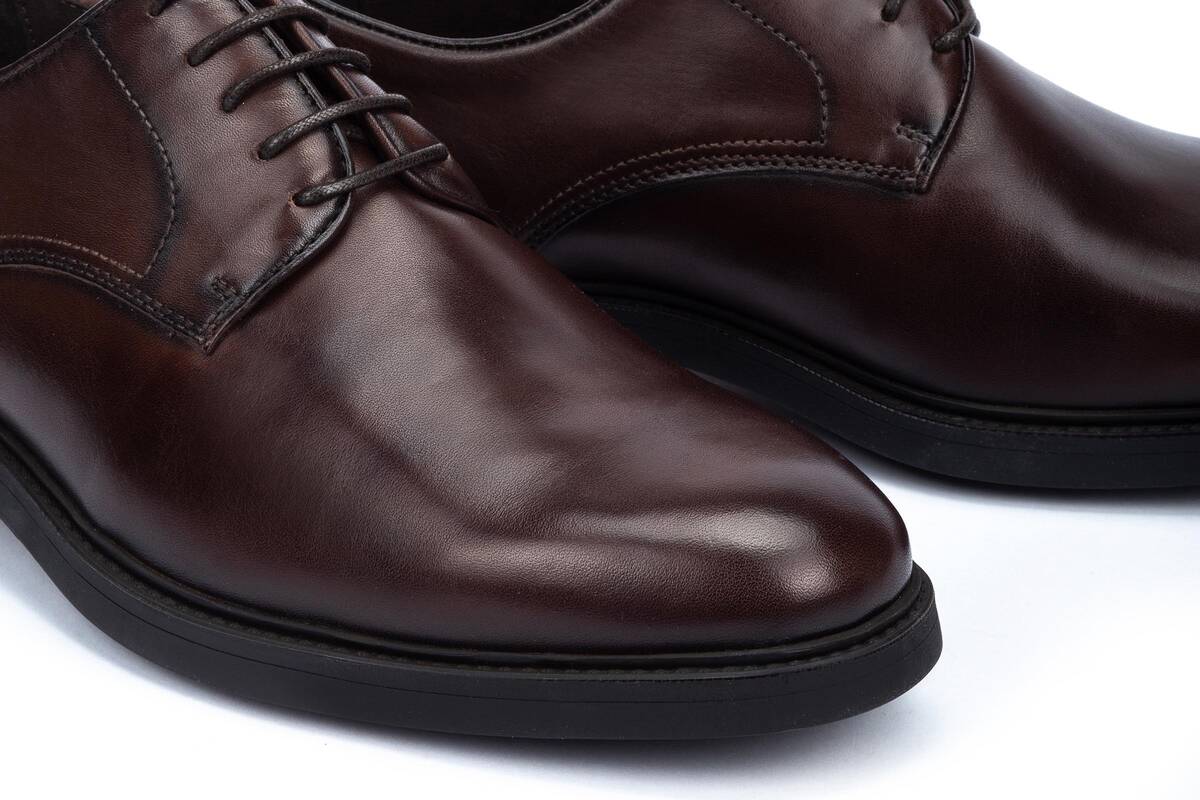 Zapato de vestir con cordones para hombre 'LORCA' - Marrón - ChaplinshoesZapato de vestir con cordones para hombre 'LORCA' - MarrónPikolinos