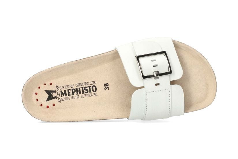 Chanclas de mujer 'Mabel' - Blanco - ChaplinshoesChanclas de mujer 'Mabel' - BlancoMephisto