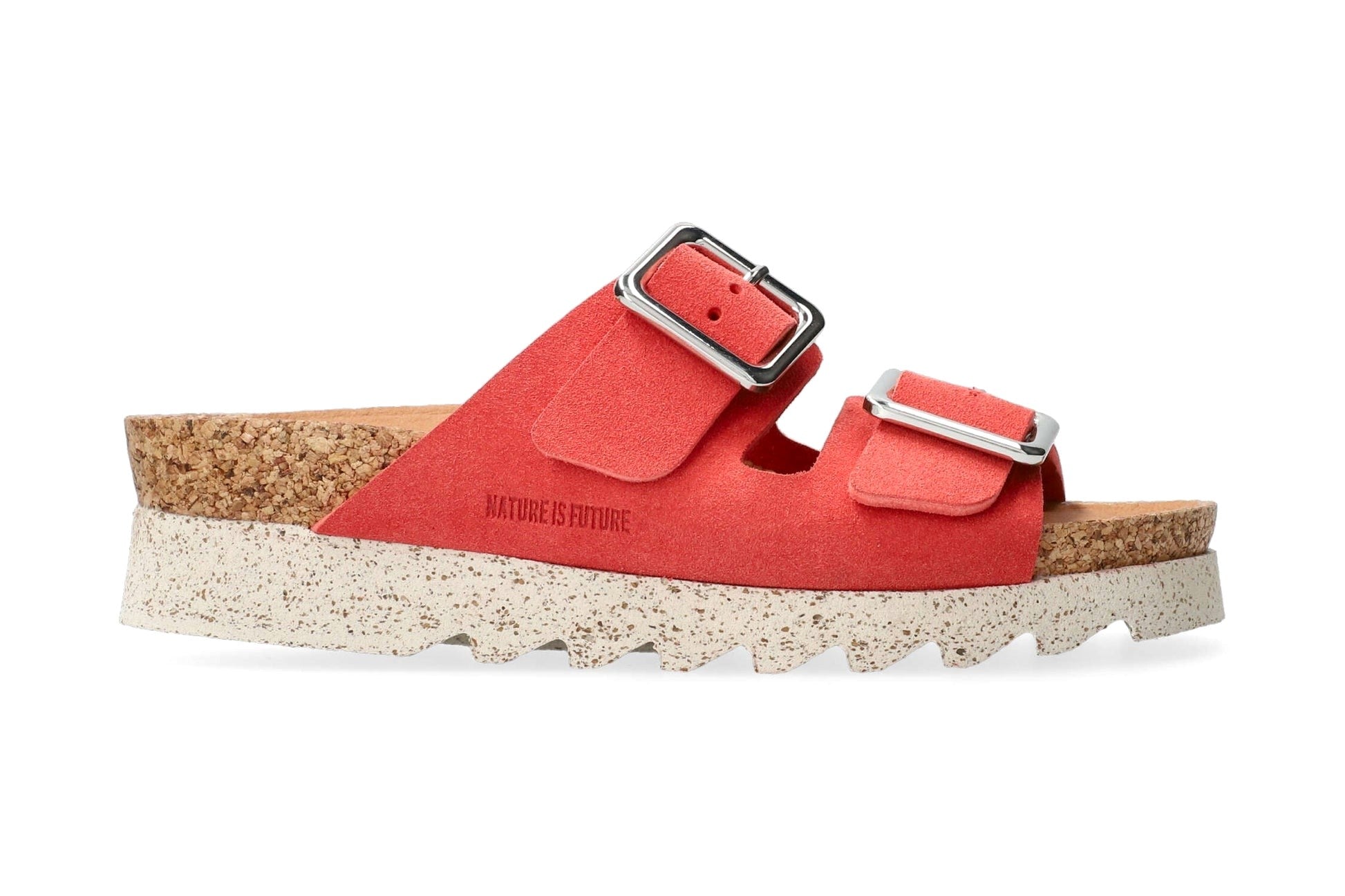 'Maelia' sandalia chancla NATURE IS FUTURE para mujer - rojo - Chaplinshoes'Maelia' sandalia chancla NATURE IS FUTURE para mujer - rojoMephisto