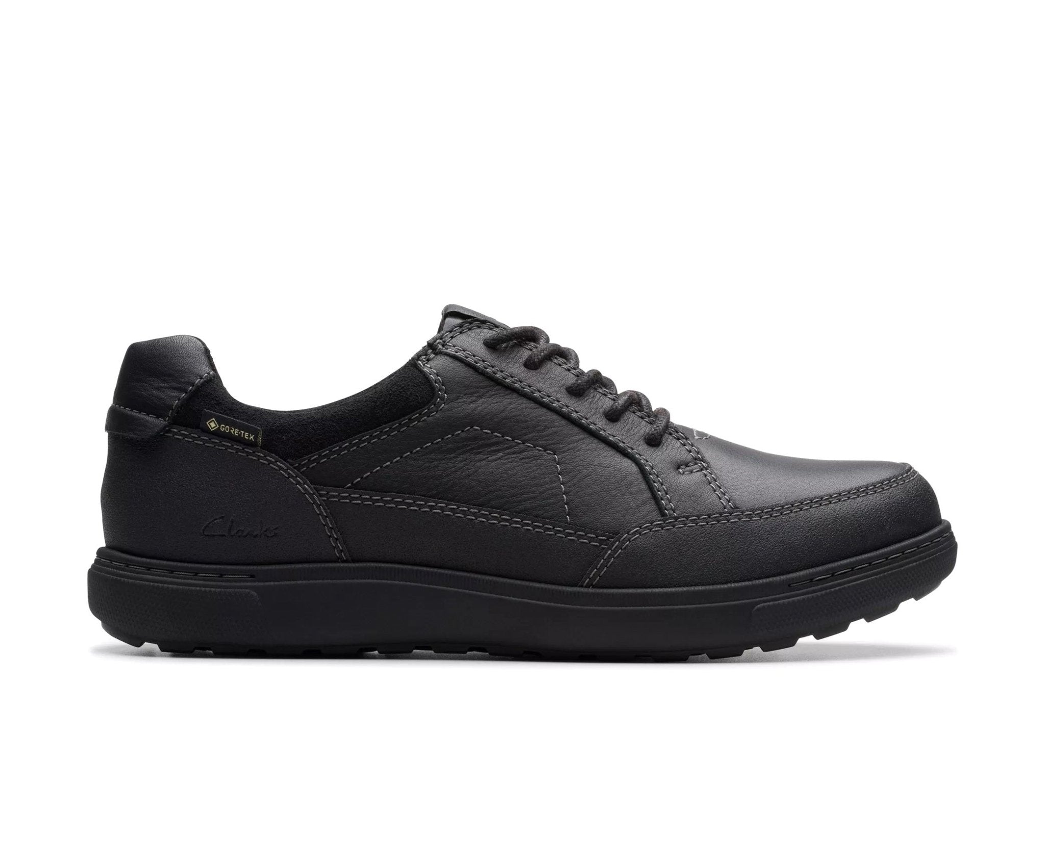 Zapato con cordones impermeable para hombre 'Mapstone LoGTX' - Negro - ChaplinshoesZapato con cordones impermeable para hombre 'Mapstone LoGTX' - BlackClarks