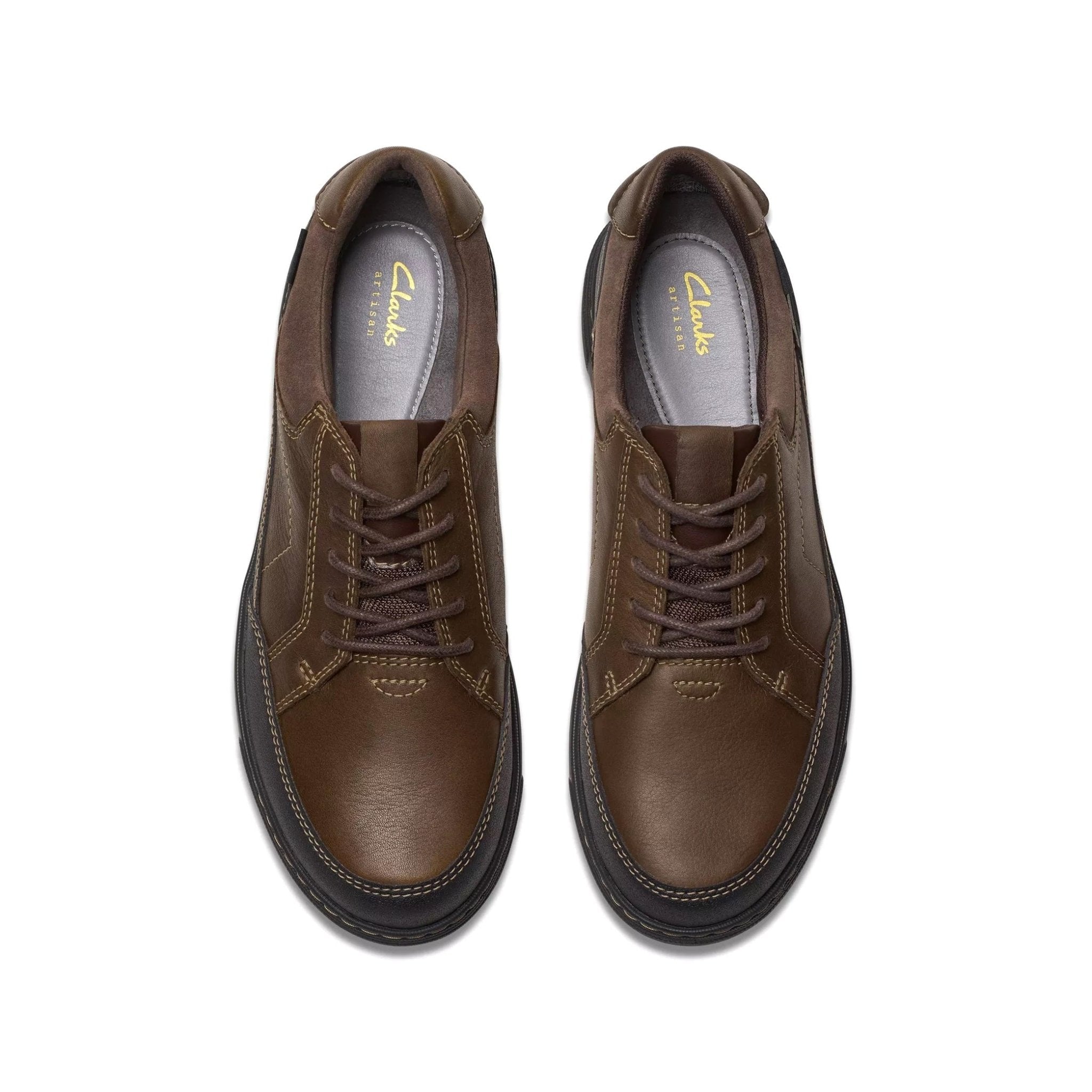 Zapato con cordones impermeable para hombre 'Mapstone LoGTX' - Marrón - ChaplinshoesZapato con cordones impermeable para hombre 'Mapstone LoGTX' - MarrónClarks