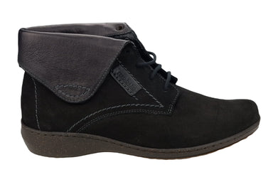Bota ergonómica de mujer 'Marilyn' de calce ancho (H) - Negro - ChaplinshoesBota ergonómica de mujer 'Marilyn' de corte ancho (H) - NegroMephisto