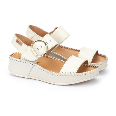 Sandalia de mujer 'Marina' - blanco roto - ChaplinshoesSandalia mujer 'Marina' - blanco rotoPikolinos