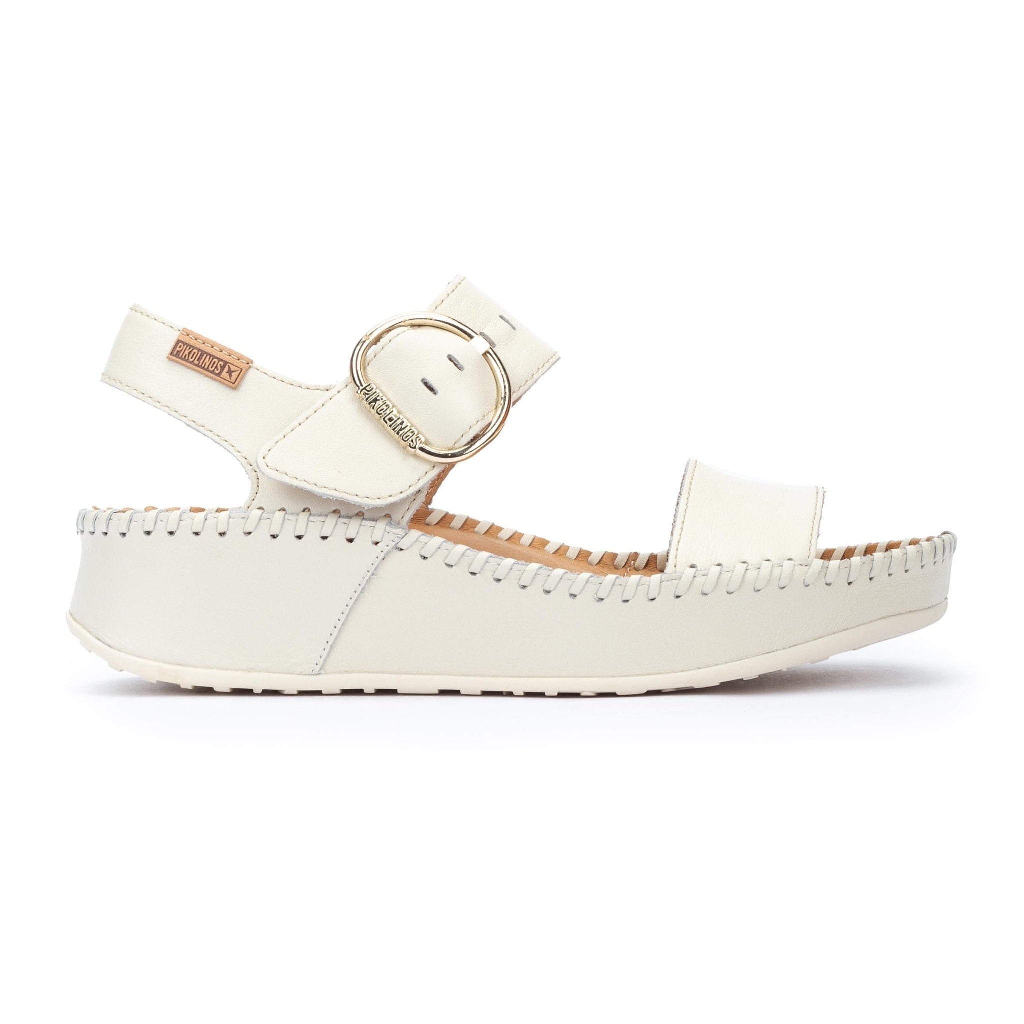 Sandalia de mujer 'Marina' - blanco roto - ChaplinshoesSandalia mujer 'Marina' - blanco rotoPikolinos
