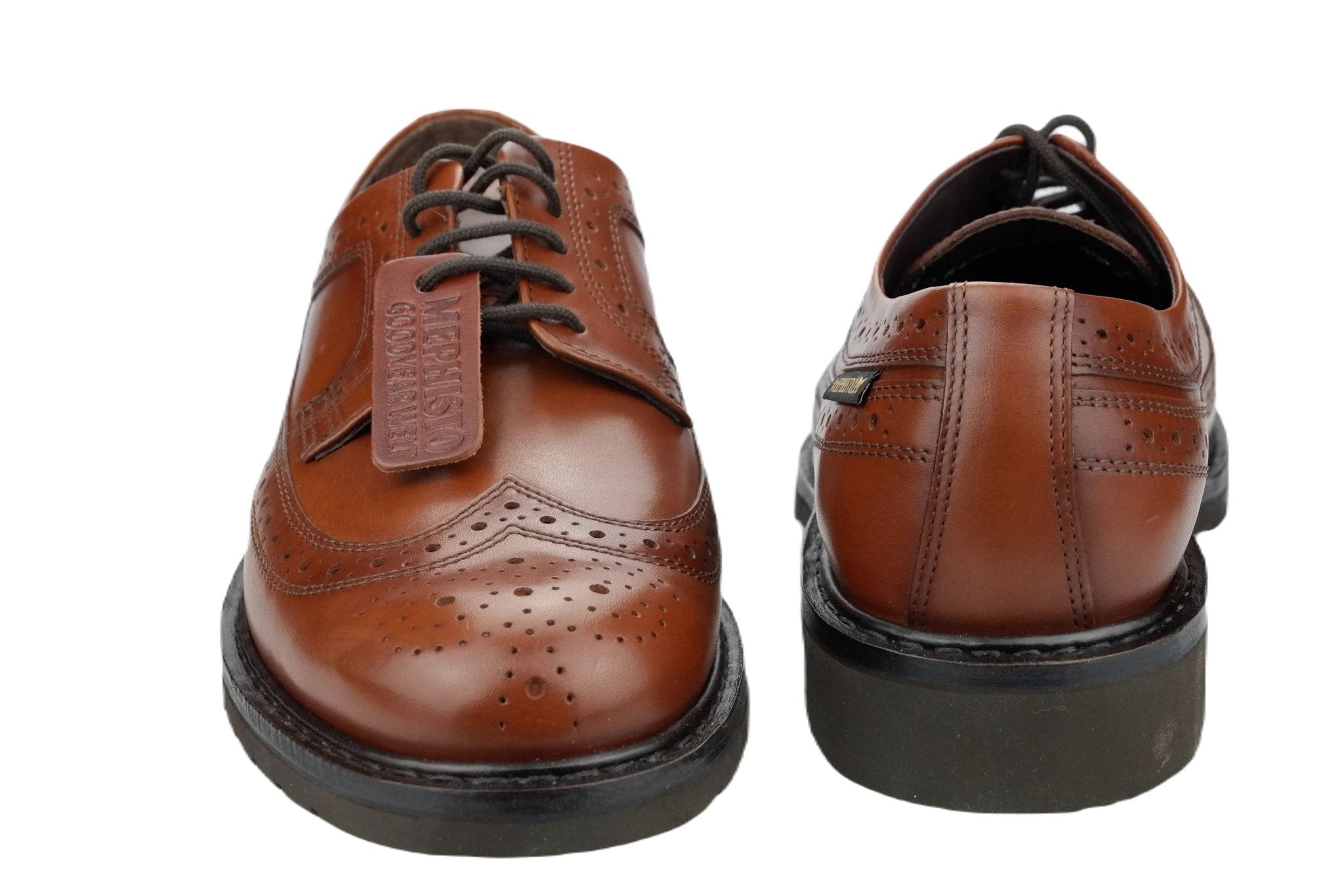 'Matthew' zapato brock goodyear hecho a mano para hombre - Marrón castaño - ChaplinshoesZapato de hombre brock goodyear hecho a mano 'Mathew' - Marrón castaño Mephisto