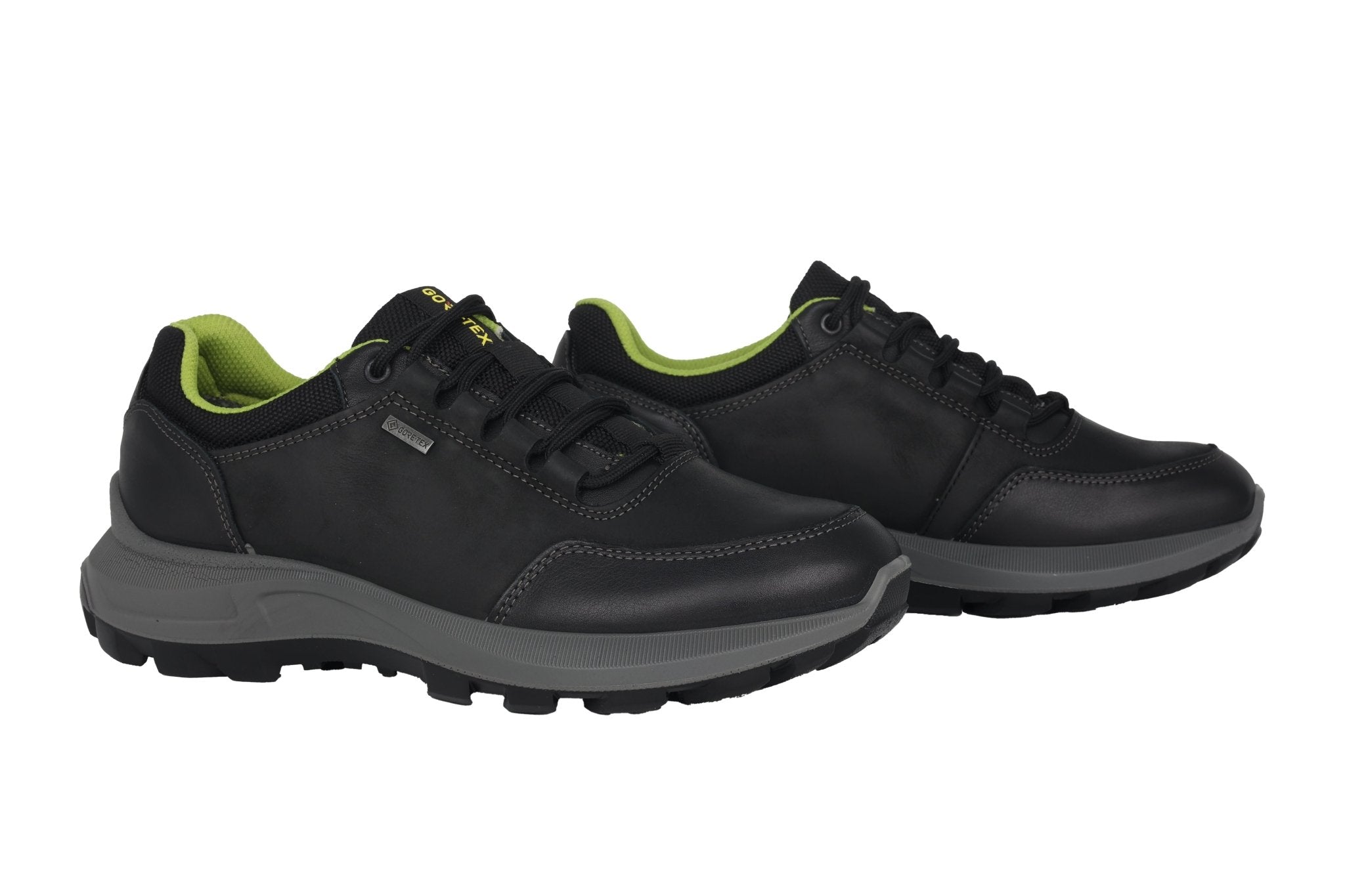'Mauro' men's goretex waterproof walking sneaker - Black - Chaplinshoes'Mauro' men's goretex waterproof walking sneaker - BlackAra