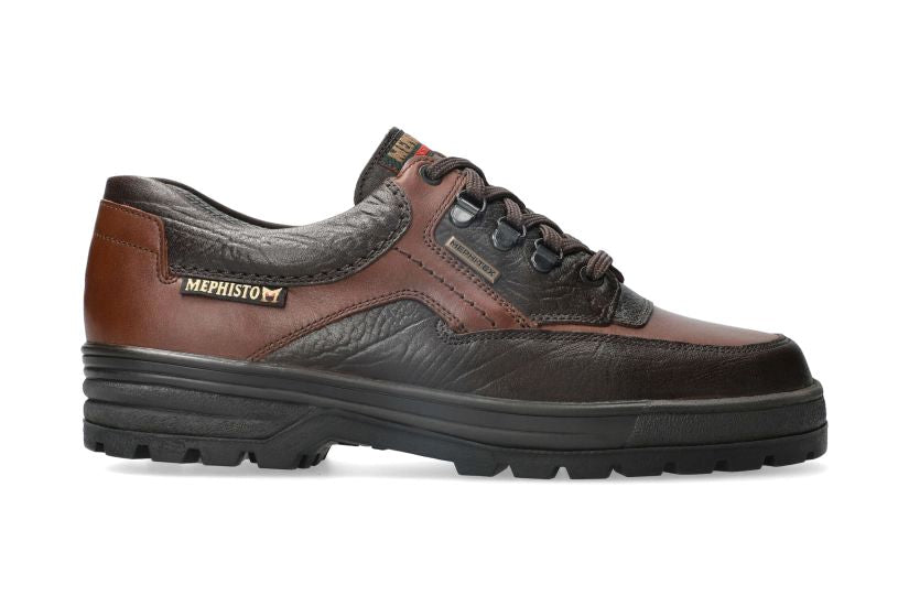 Chaussure à lacets robuste et imperméable 'Barracuda' pour homme - marron